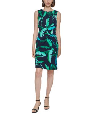 Tommy Hilfiger Women's Beverly Hills Twist-Front Jersey Dress - Macy's