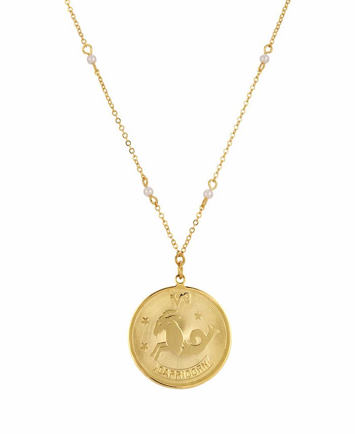 2028 Women's Capricorn Pendant Necklace - Macy's