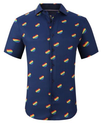 Gay pride clearance button down shirt