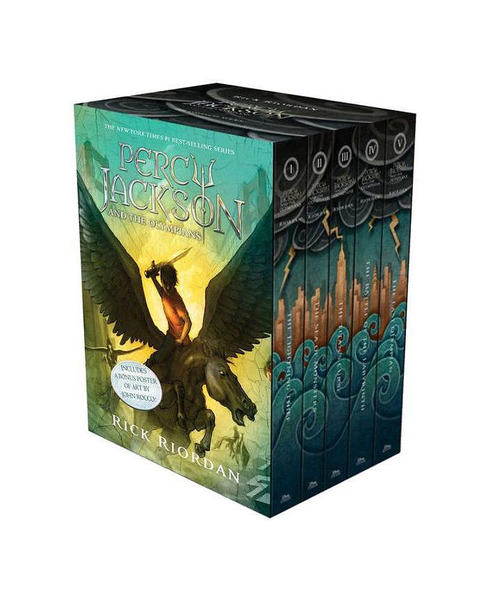 Percy Jackson and the Olympians Complete Series 6 Book NEW FAST FREE  SHIPPING