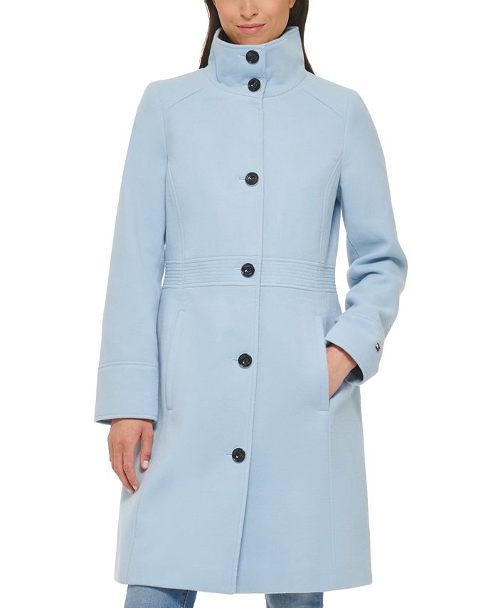Tommy Hilfiger Women's StandCollar Coat, Created for Macy's & Reviews