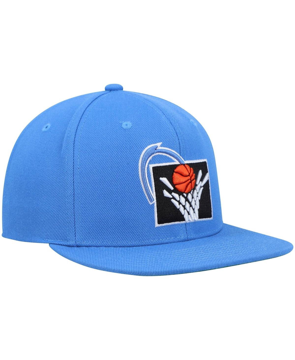 Mitchell & Ness Men's  Blue Cleveland Cavaliers Hardwood Classics Team Ground 2.0 Snapback Hat In Blue