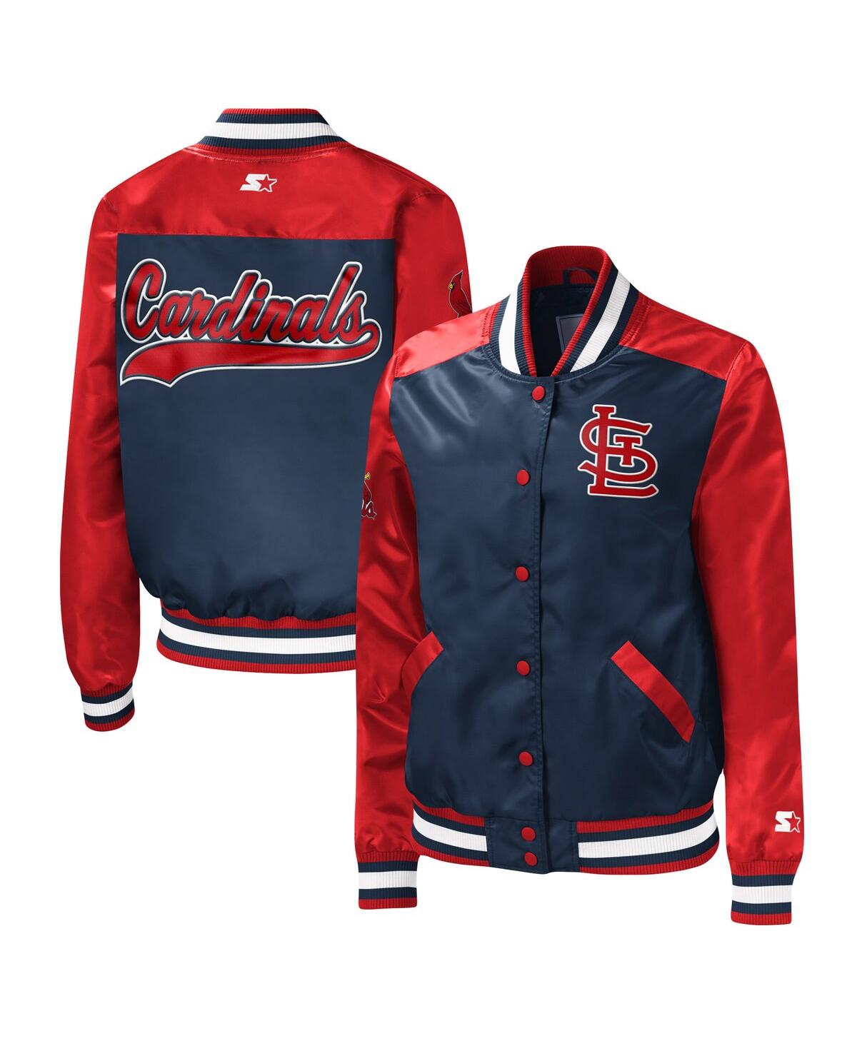 Shop Starter Women's  Navy St. Louis Cardinals The Legend Full-snap Jacket