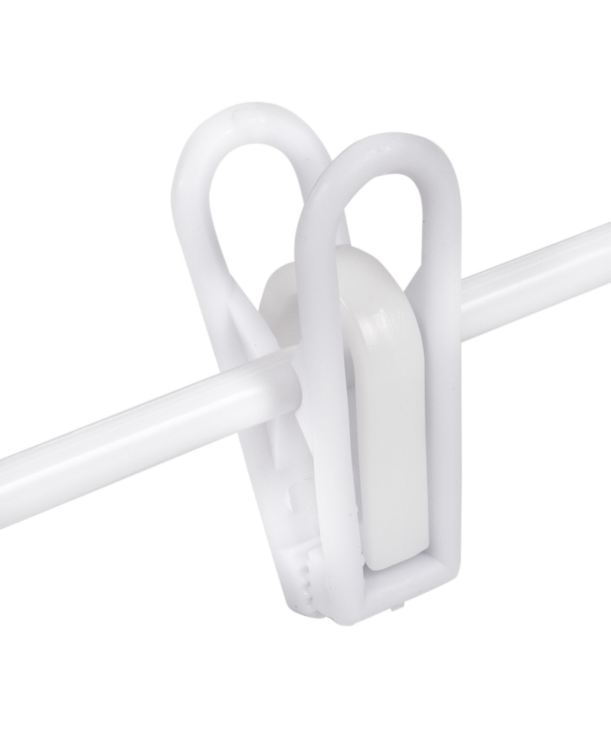 Shop Honey Can Do Kids Clothes Hangers With Clips, Set Of 18 In White