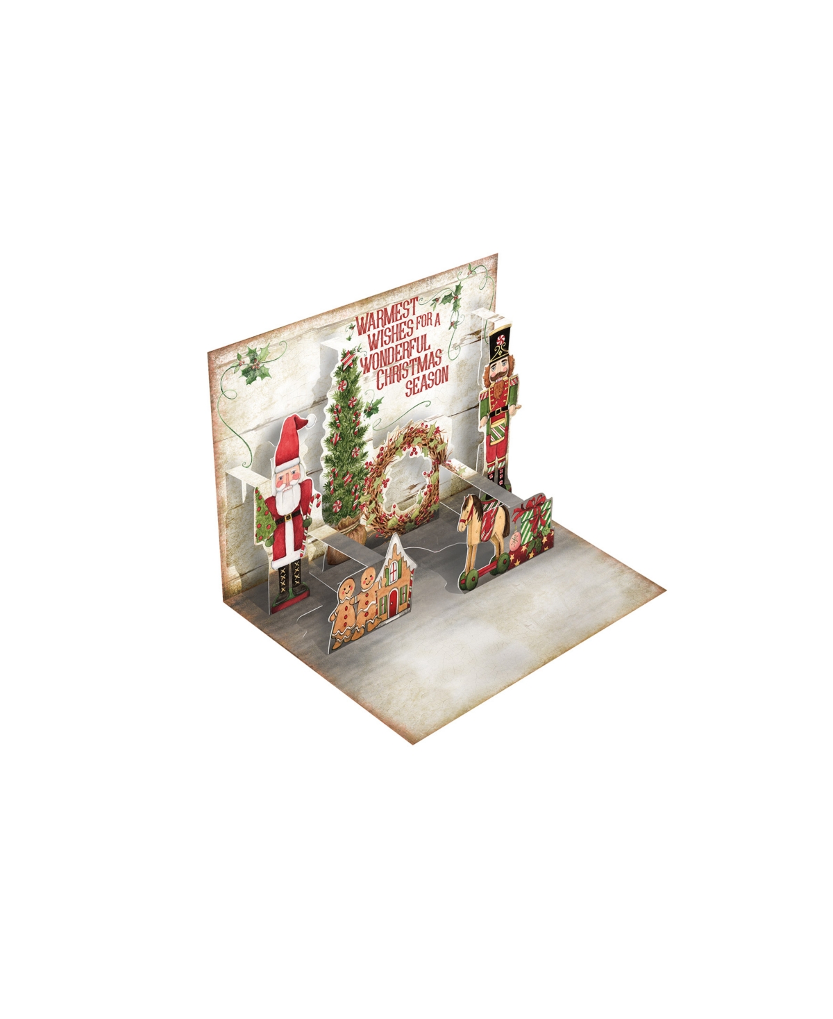 Pop Up Christmas Cards Nutcracker - Multi