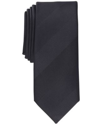 Alfani Men's Slim Textured Stripe Tie, Created for Macy's & Reviews ...