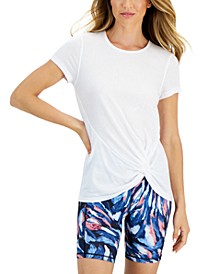 Women's Side-Knot T-Shirt, Created for Macy's