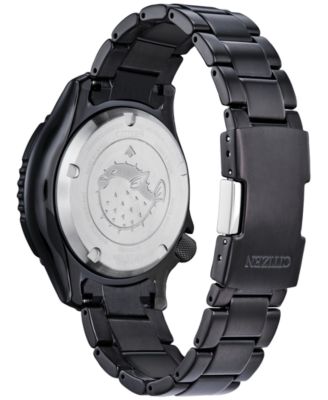 Men's Promaster Automatic Dive Black Ion-Plated Stainless Steel Bracelet Watch, 44mm