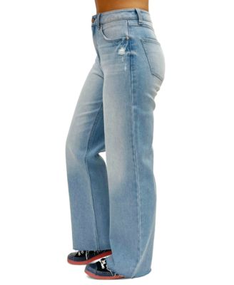 Women's Jeans Denim High Waisted Bell Bottoms Flare Pants /wide...