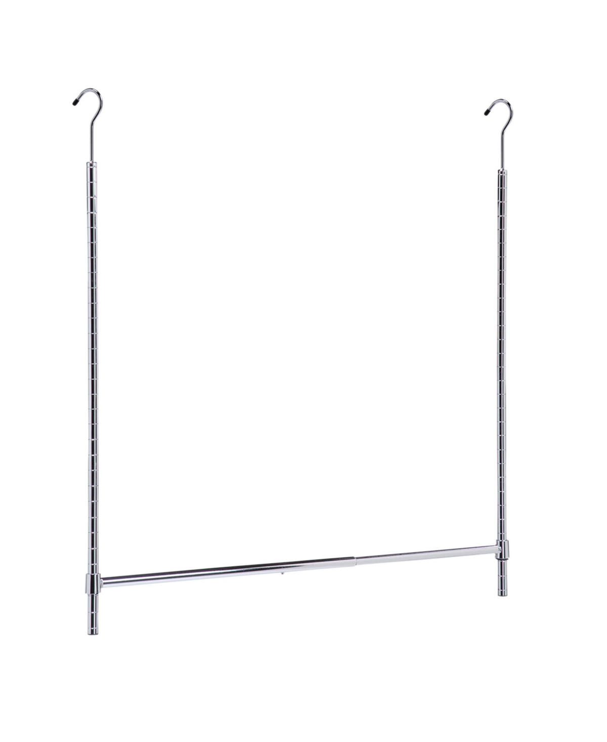 Honey Can Do Hanging Closet Rod For Clothes Hanging In Chrome