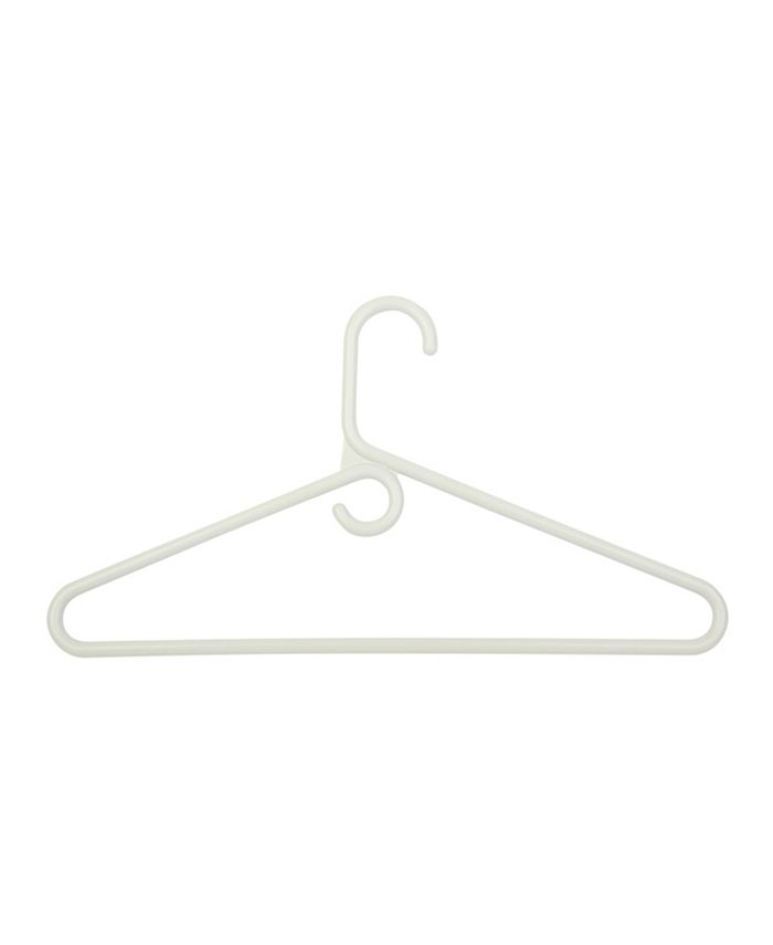 Honey-Can-Do Set of 18 Heavy-Duty Tubular Plastic Hangers 