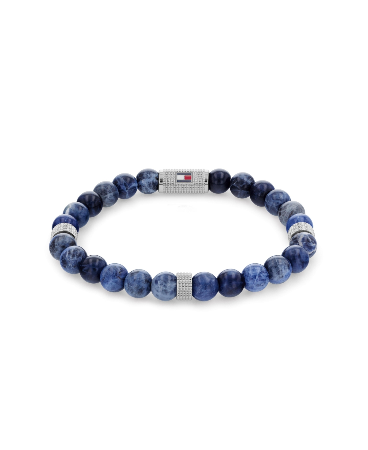Tommy Hilfiger Men's Stone Beaded Bracelet In Blue