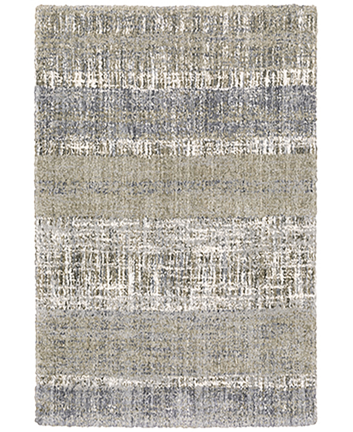 Jhb Design Tremula TRM30J9 6'7in x 9'6in Area Rug - Gray, Ivory