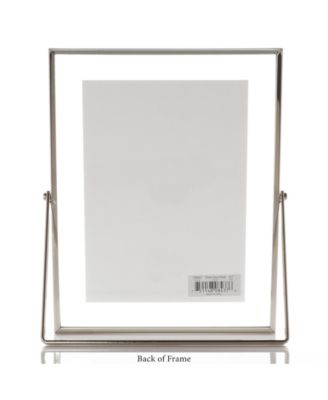 Metal Easel Float Picture Frame, 5" x 7"