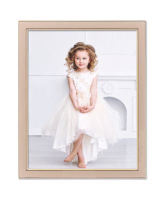 Metal and Enamel Picture Frame, 8" x 10"