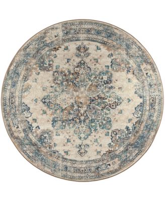 Jericho Washable JC6 6' x 6' Round Area Rug