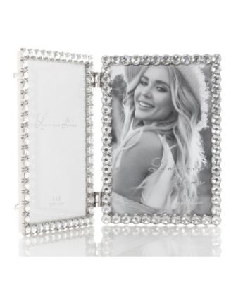 Metal Sparkle Double Frame, 4" x 6"