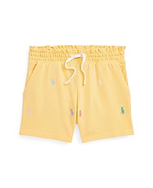 Little Girls Polo Pony Pique Shorts