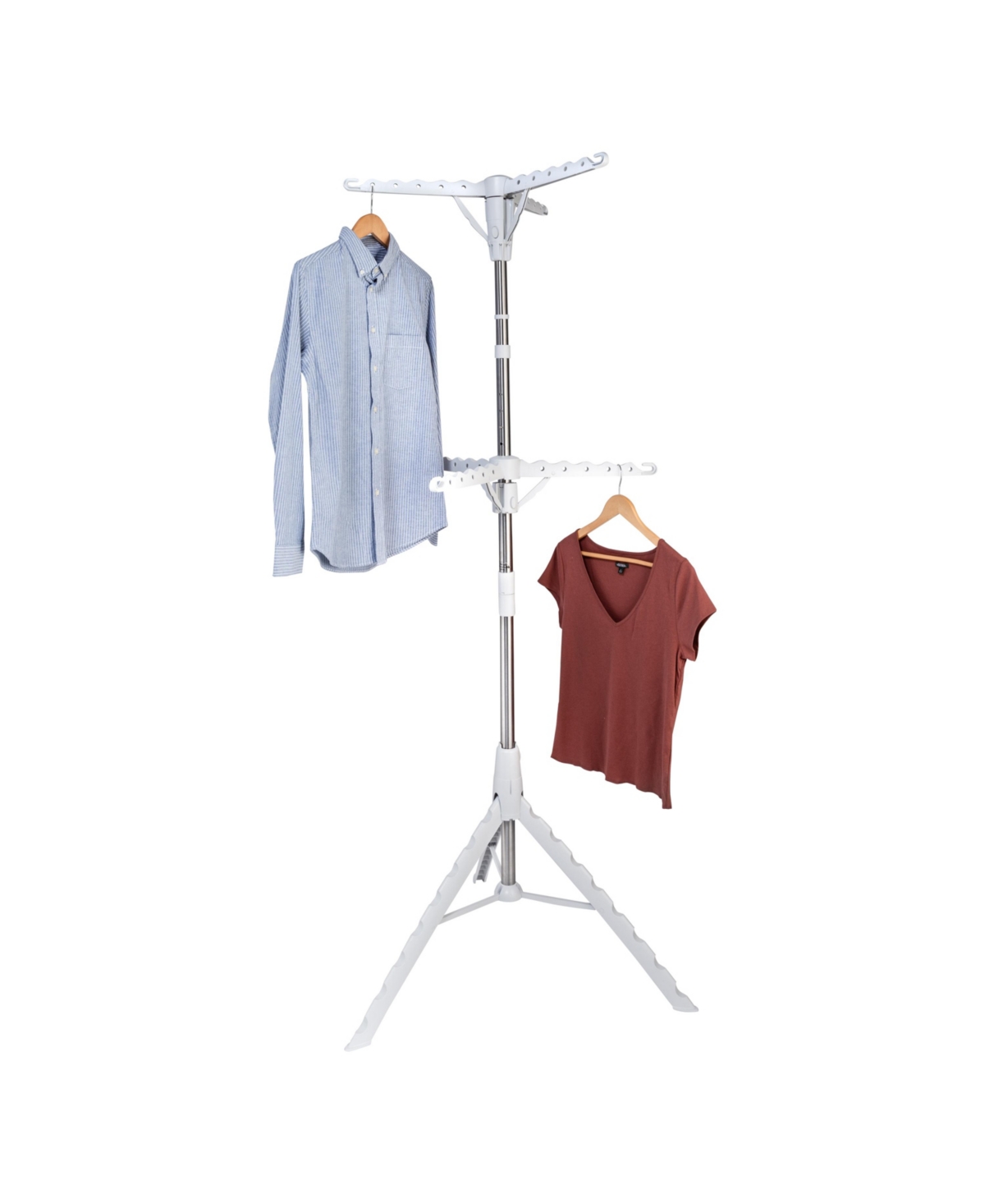 Shop Honey Can Do Tripod 2 Tier Clothes Drying Rack In White