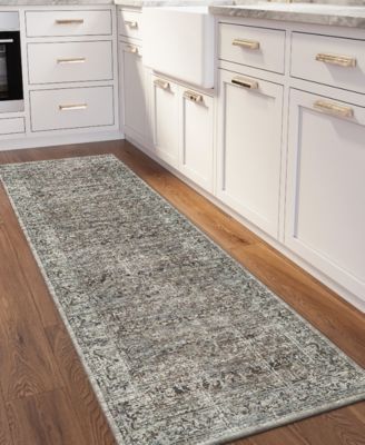 Jericho Washable JC10 2'6" x 10' Runner Area Rug