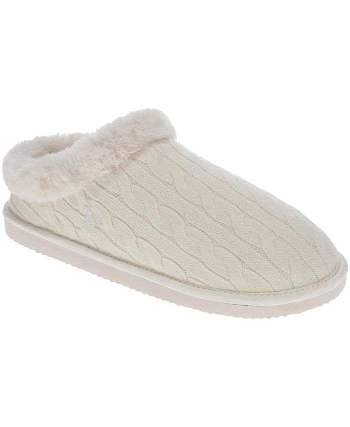 Polo ralph lauren memory foam slippers sales
