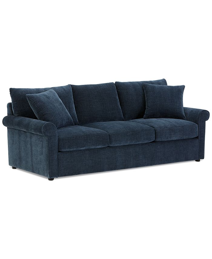 Furniture CLOSEOUT! Wedport 88 Fabric Roll Arm Sofa, Created for