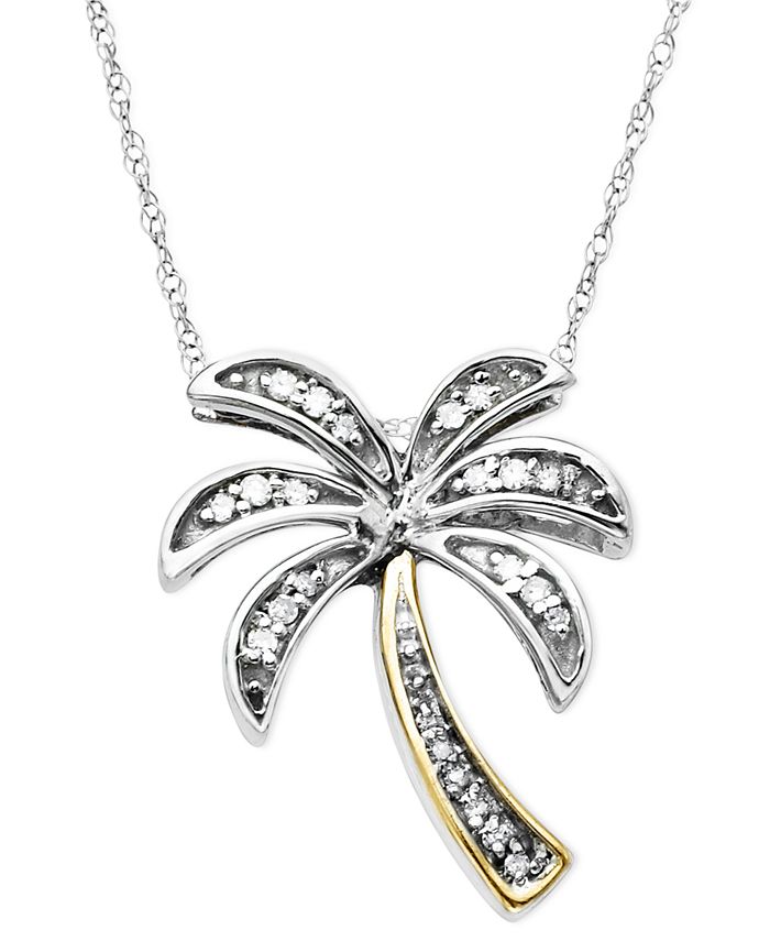 Kate hudson palm clearance tree necklace fool's gold