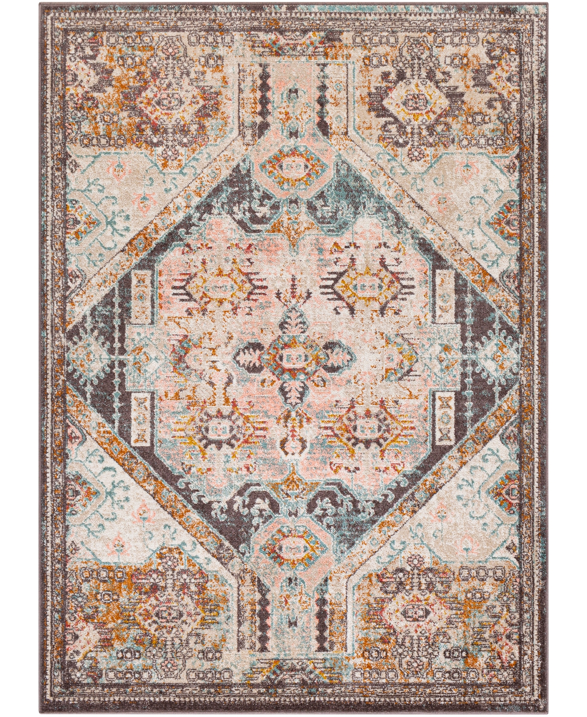 Abbie & Allie Rugs Anchor ANC2325 6'7in x 9' Area Rug - Charcoal