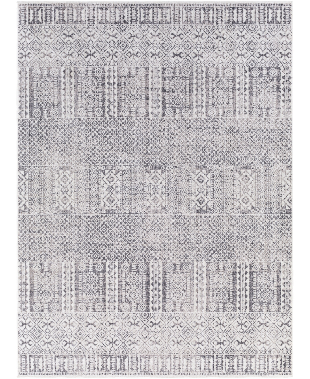 Abbie & Allie Rugs Wonder WON2308 6'10in x 9' Area Rug - Gray