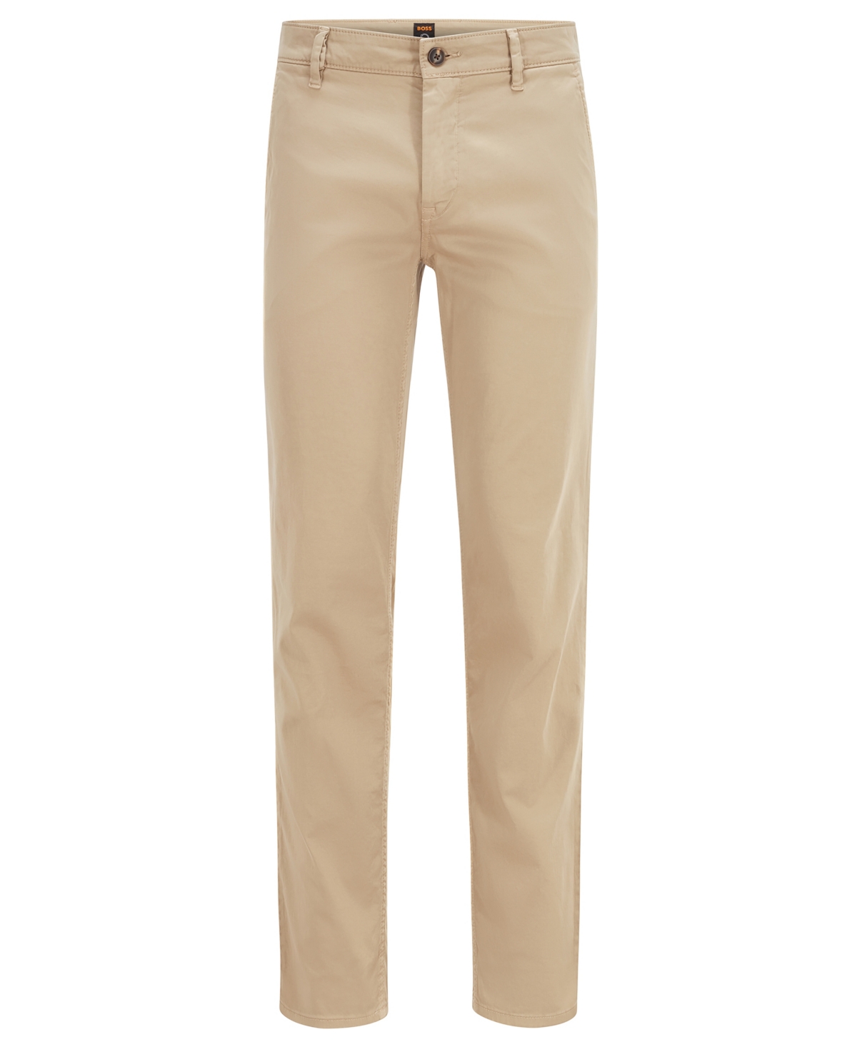 Hugo Boss Beige Slim-fit Trousers In Light,pastel Brown