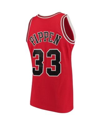 Men's Scottie Pippen Red Chicago Bulls Big and Tall Hardwood Classics Jersey