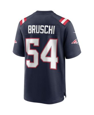 Men's Tedy Bruschi New England Patriots Game Retired Player Jersey