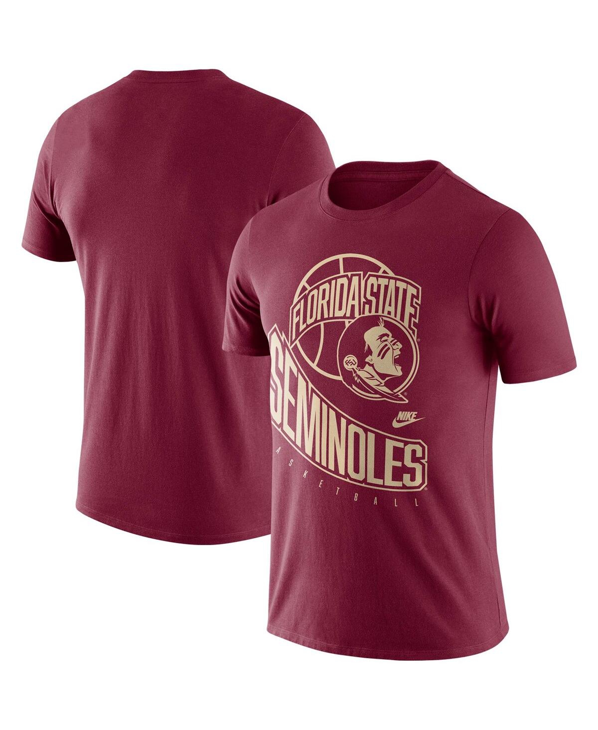 Men's Nike Garnet Florida State Seminoles Retro Basketball T-shirt