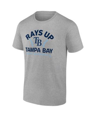 Men's Heathered Gray Tampa Bay Rays Iconic Go for Two T-shirt