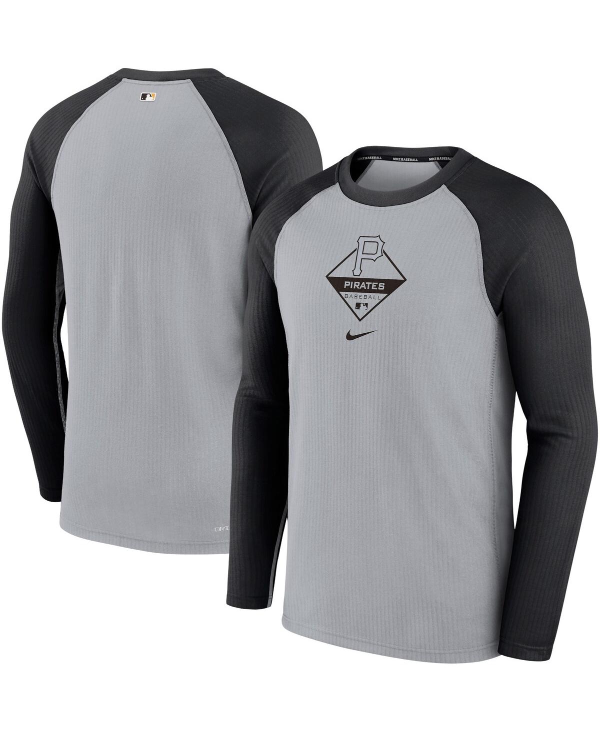 Nike Men's White, Black Pittsburgh Pirates Rewind Stripe Polo Shirt