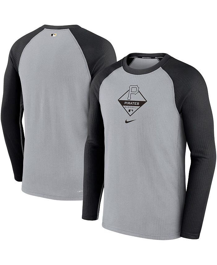 Nike Men's Pittsburgh Pirates Dri-Fit Full-Zip Jacket, Size: XL, Black