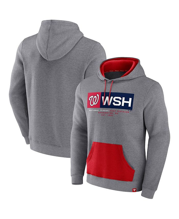 Men's Washington Nationals Fanatics Branded Red/Heathered Gray