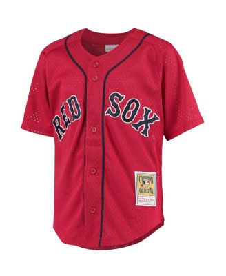 Big Boys David Ortiz Red Boston Red Sox Cooperstown Collection Batting Practice Jersey