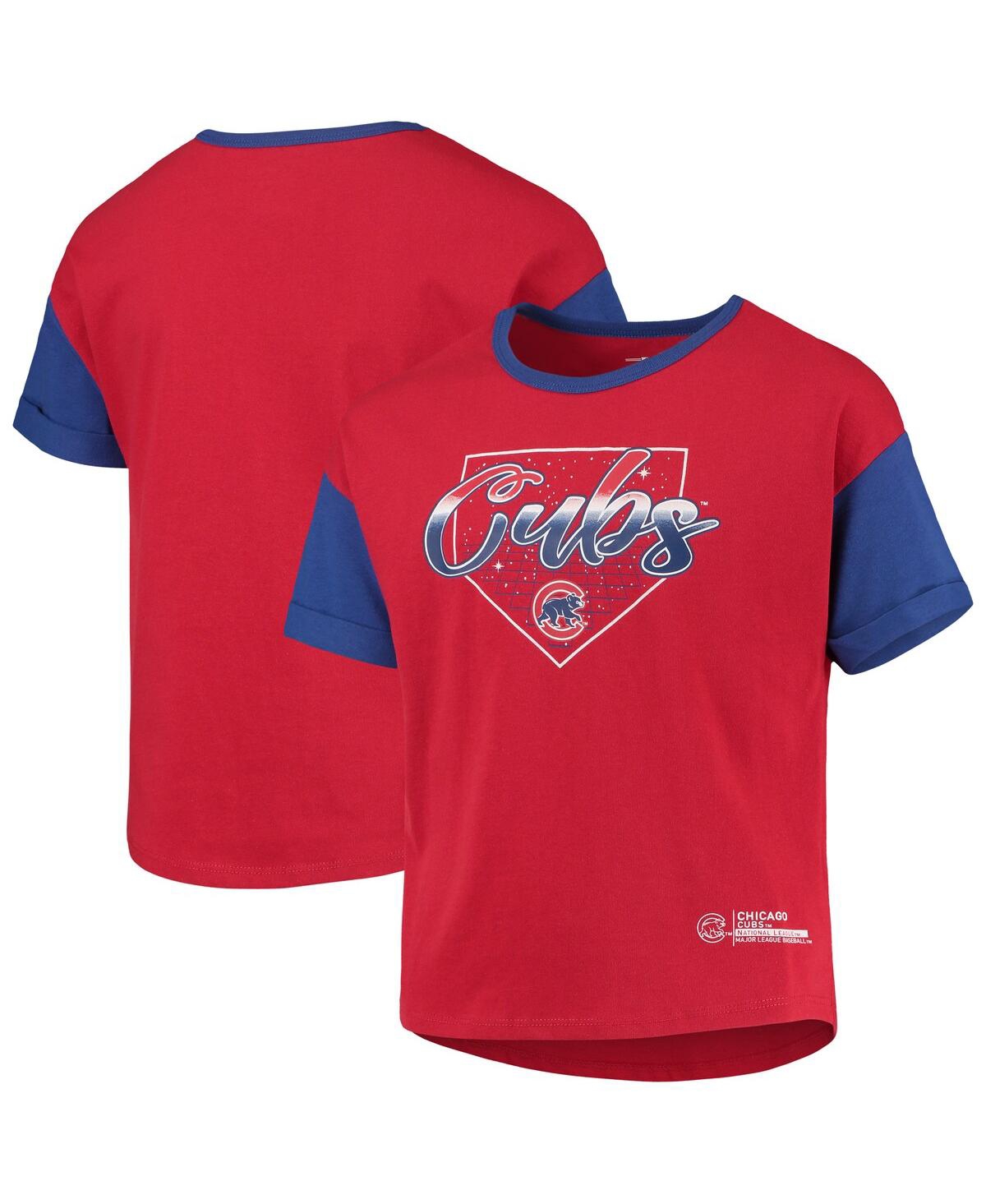 Big GirlsChicago Cubs Bleachers T-shirt - Red