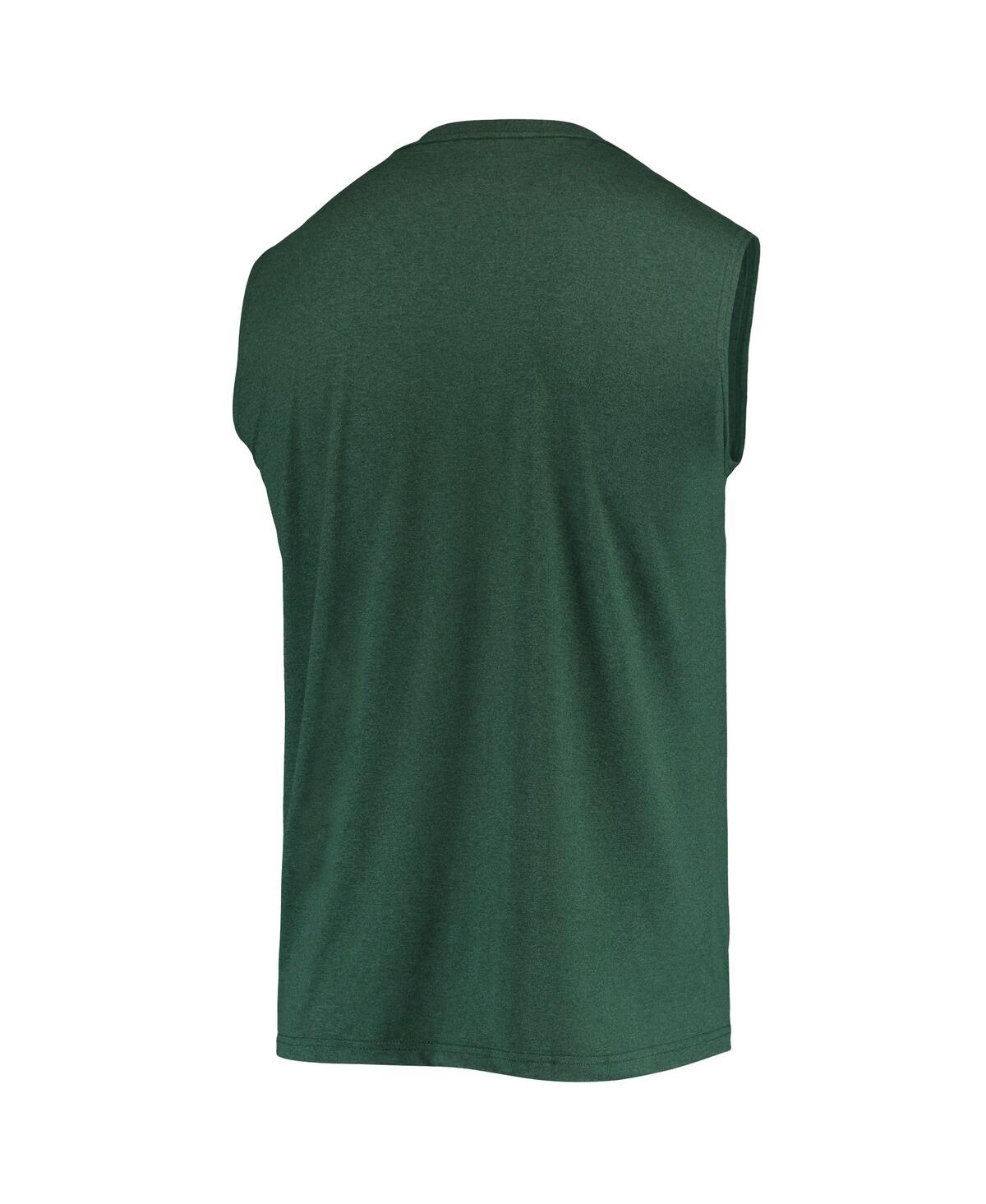 Shop New Era Men's  Green Oakland Athletics Muscle Tank Top