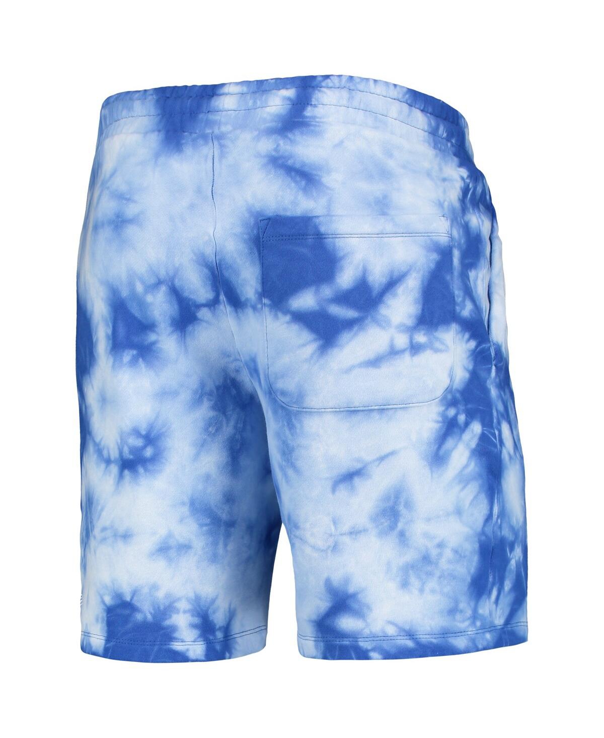 NEW ERA MEN'S NEW ERA ROYAL LOS ANGELES DODGERS TEAM DYE SHORTS 