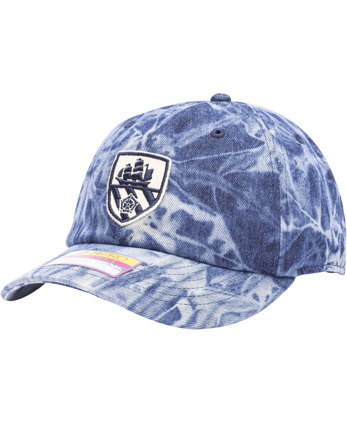 Shop Fan Ink Men's Navy Manchester City Ranch Adjustable Hat