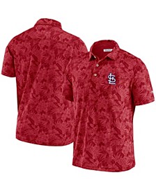 Men's Red St. Louis Cardinals Sport Palmetto Palms Polo Shirt