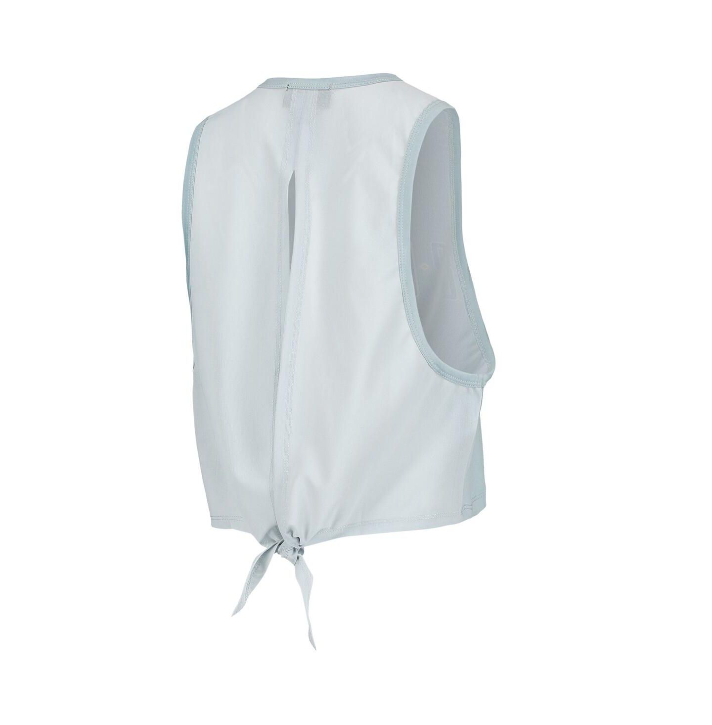 Женский топ The Wild Collective Light Blue Texas Rangers Open Back Twist-Tie — фото 4