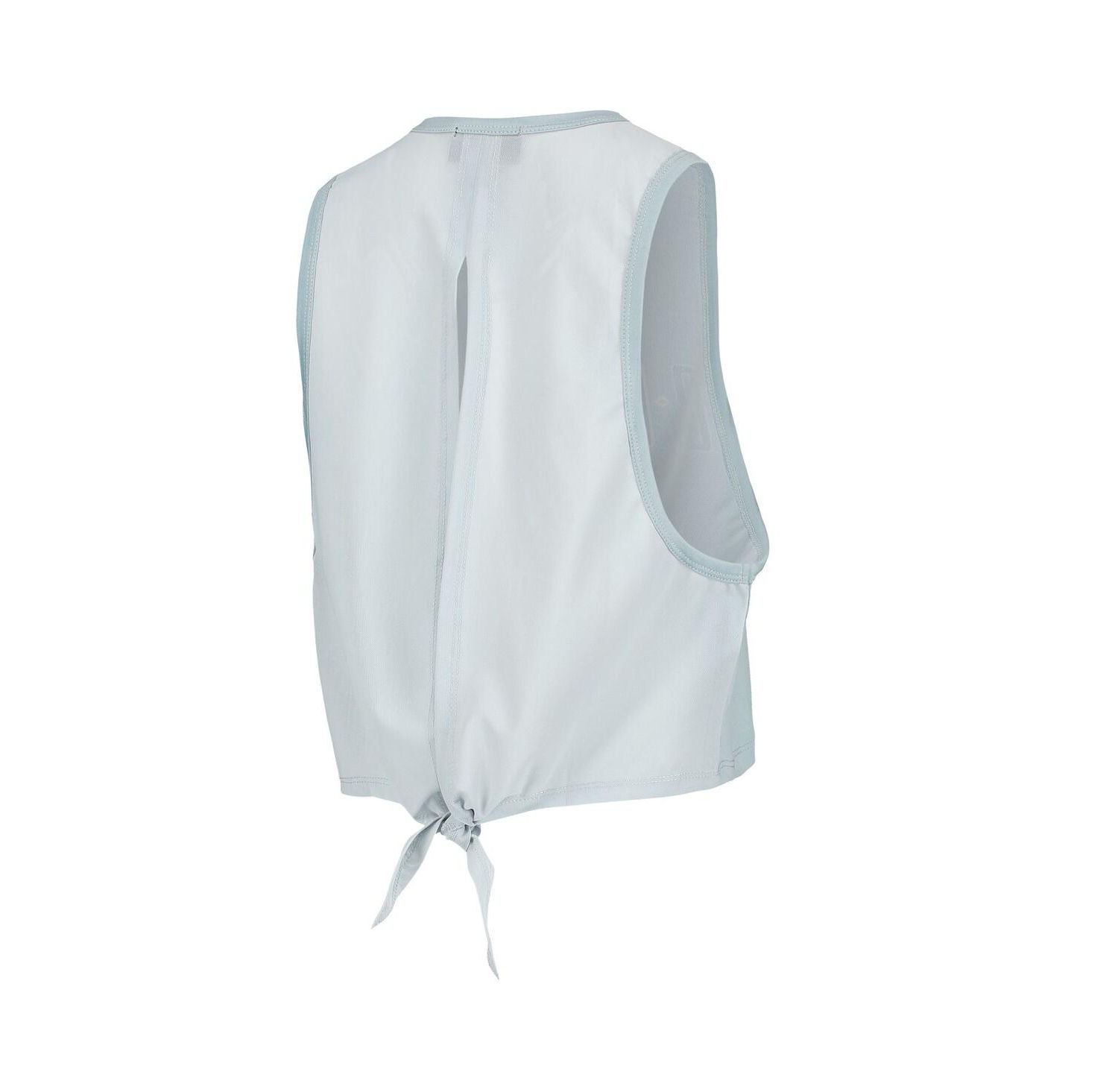 Women's Light Blue Texas Rangers Open Back Twist-Tie Tank Top