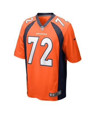 Men's Garett Bolles Orange Denver Broncos Game Jersey