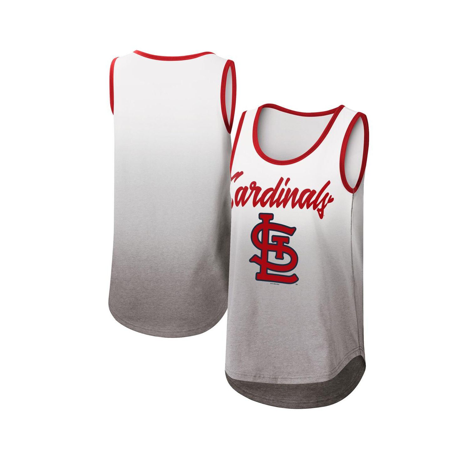 Women's White St. Louis Cardinals Logo Opening Day Tank Top