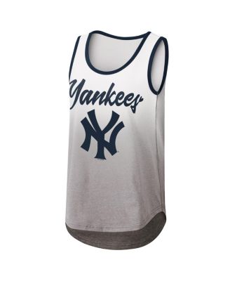 Women's White New York Yankees Logo Opening Day Tank Top