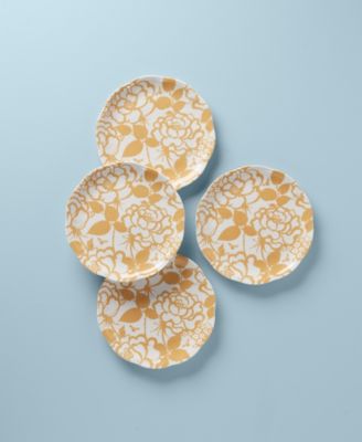 Butterfly Meadow Cottage Accent Plates, Set of 4