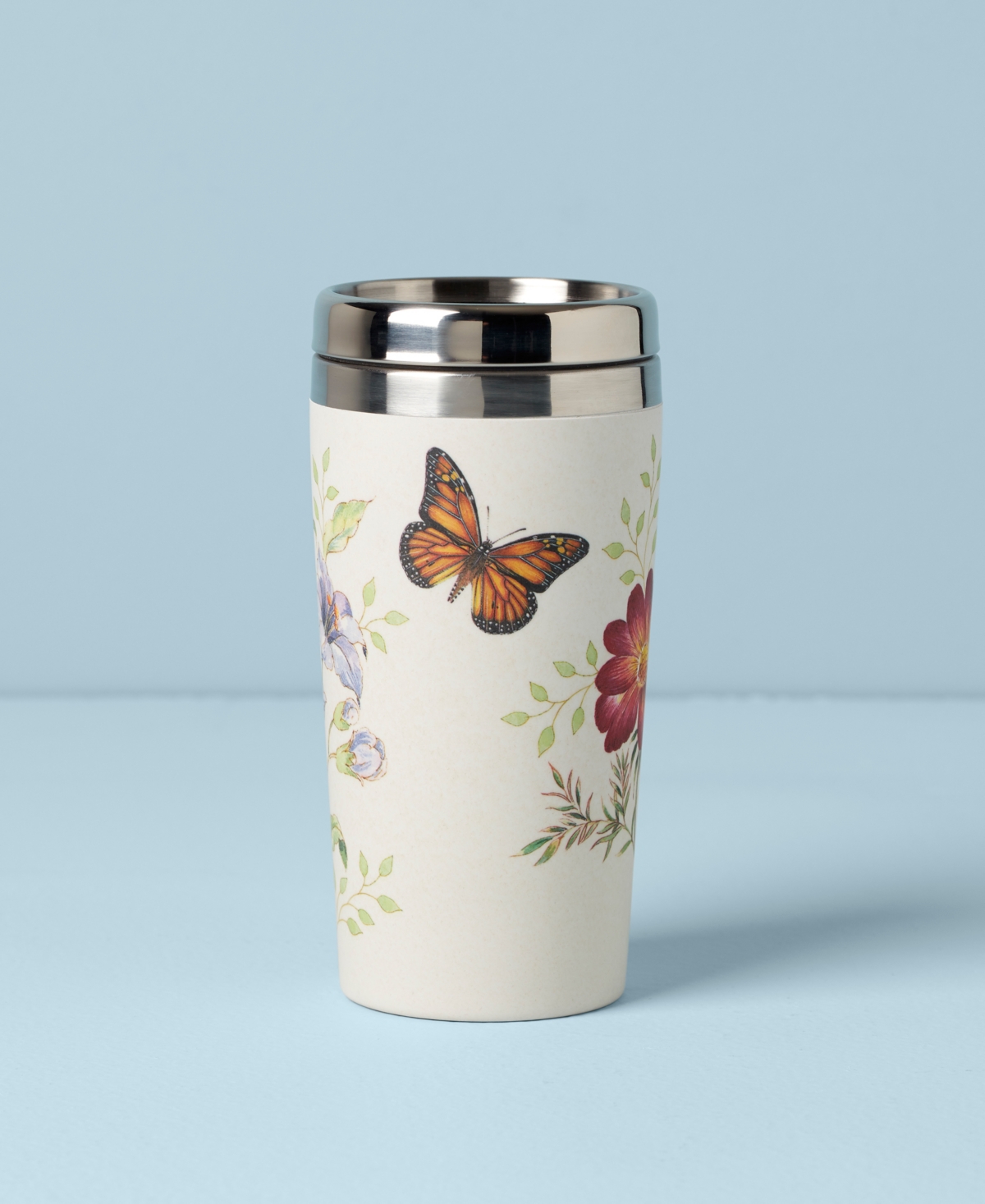 Lenox Butterfly Meadow Travel Mug with Lid, 16 oz.